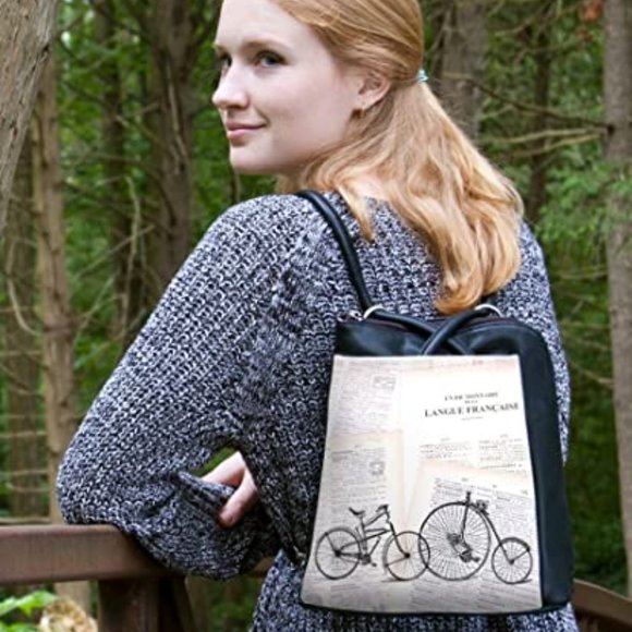 ESPE Bags New Espe Grey Dictionary Backpack Handbag Poshmark